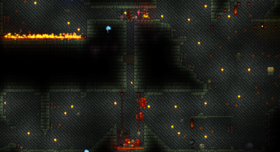 With some Traps and Lava, it's very simple to turn a section of the Dungeon into a Farming area.