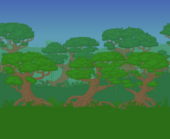 (Desktop, Console and Mobile versions) Bonsai-like tree jungle