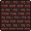 Mur en brique rouge placé