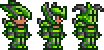 Chlorophyte armor equipped (female)