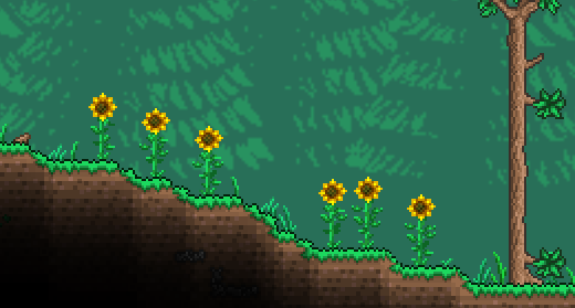 File:Sunflowers in Forest.png