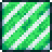 Green Candy Cane Block placed