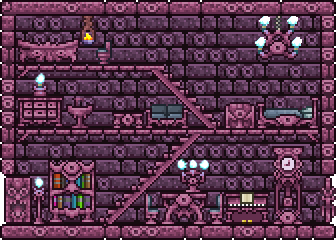 Pink Dungeon furniture