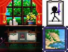 New paintings made by Lady Forestia, JzBoy, Runic Pixels, and BionicBandit.