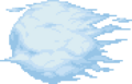 Cloud shaped like the Eye of Cthulhu's first form.
