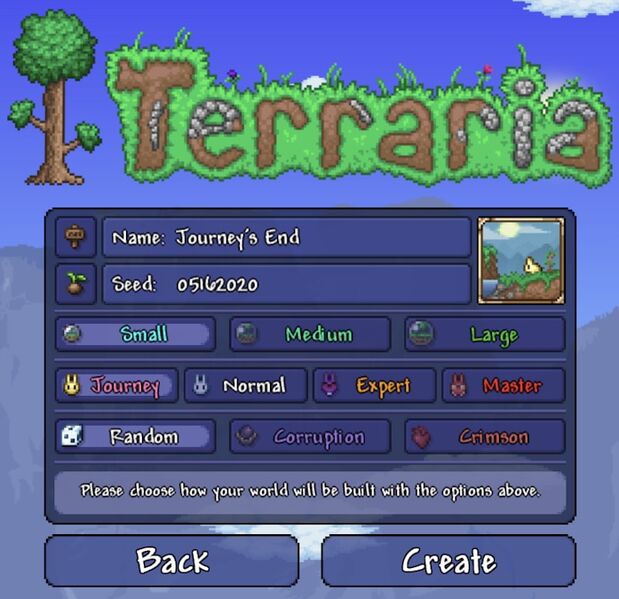 File:Terraria 1.4 release date worldgen menu.jpeg