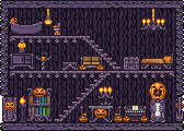 Spooky furniture house