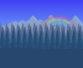 Updated classic Hallow evergreen forest